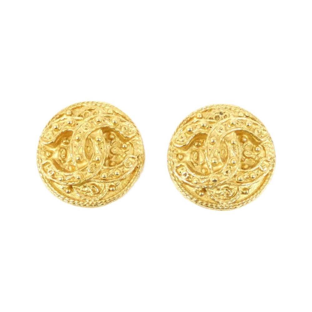 CHANEL Gold Earrings - Picture 1 of 4